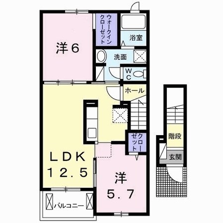 ネルソン四番館の物件間取画像